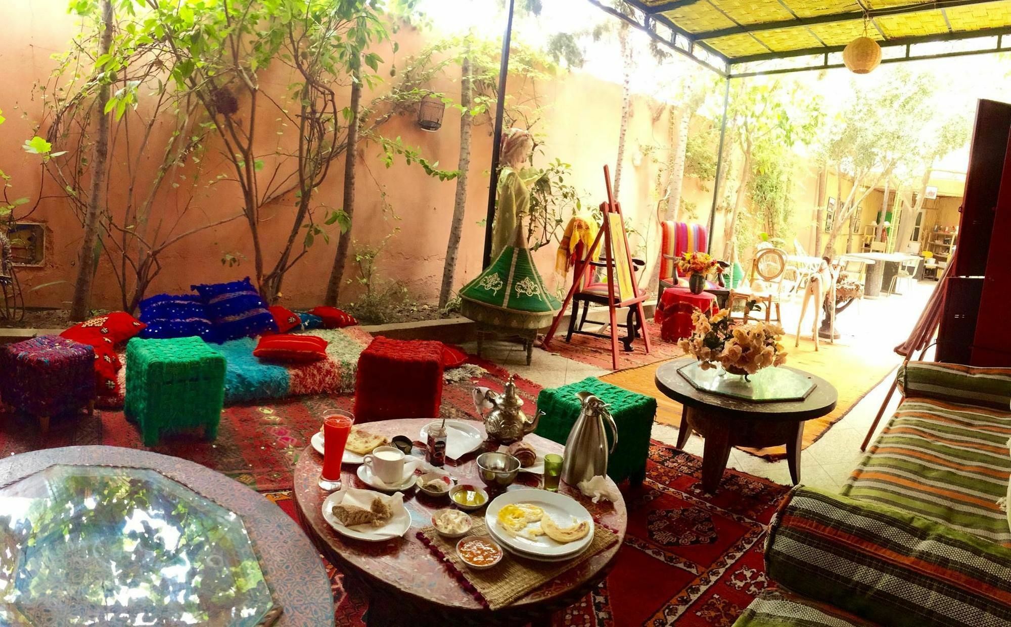 Hostel Villa Red City Marrakesch Exterior foto